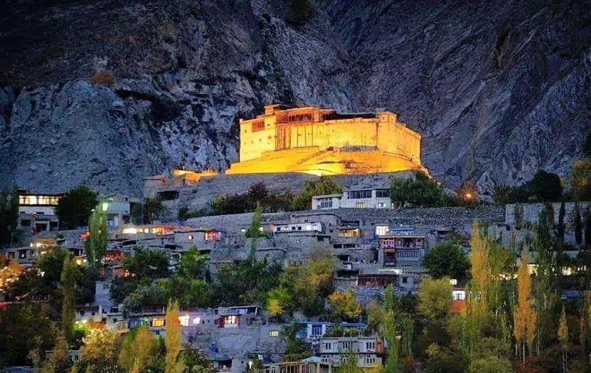 Baltit Fort at Sunset