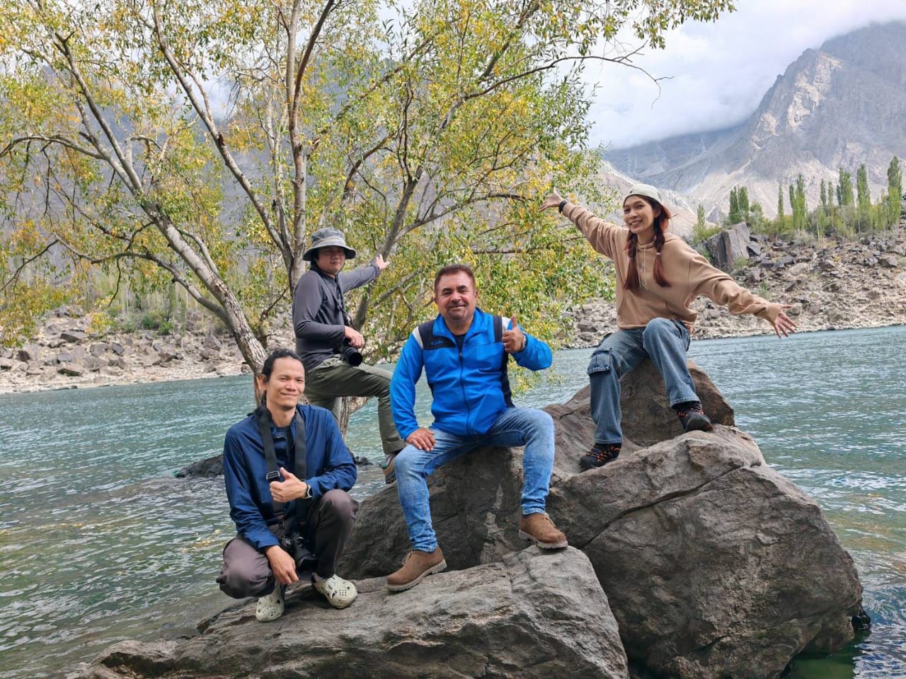 River Rocks in Gojal Valley