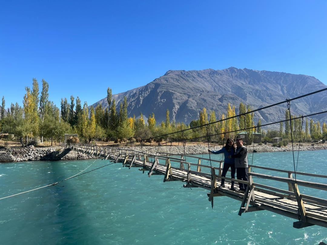 Rakaposhi Peak in Spring Bloom