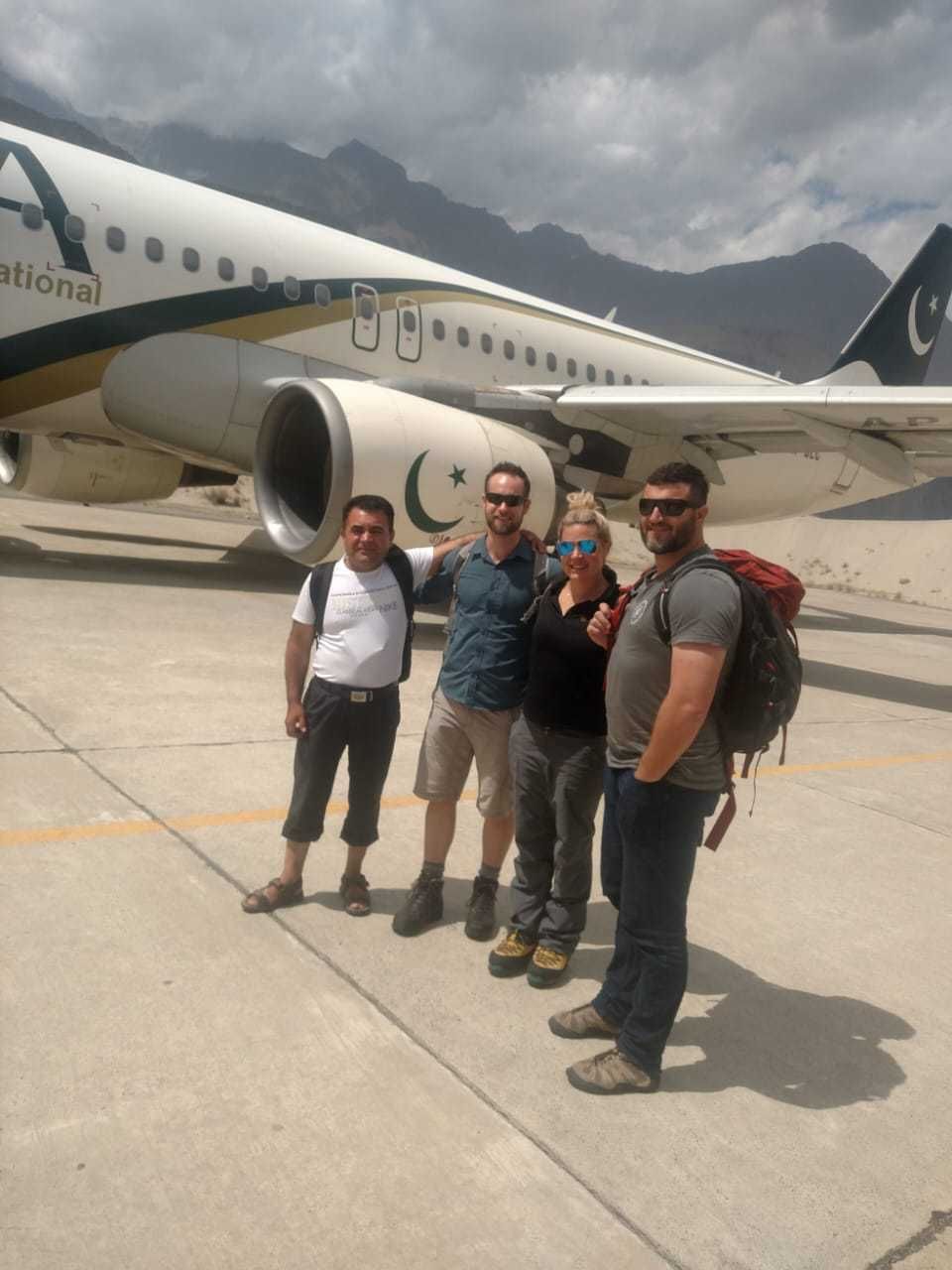 Landing in Skardu
